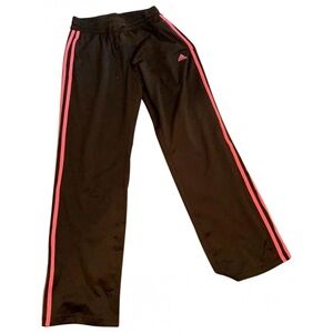 Adidas Black Pants with Pink Accents